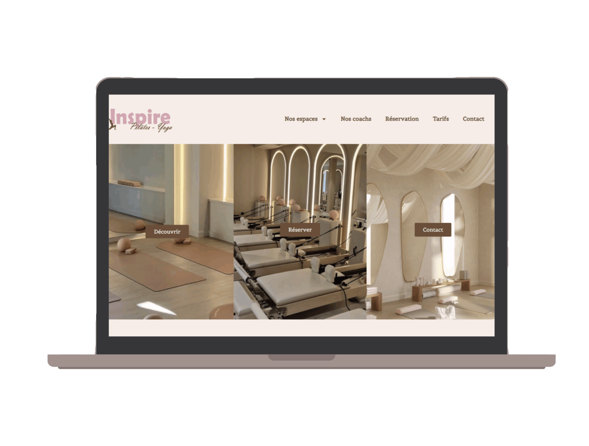 mockup site internet